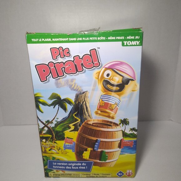 VTG TOMY WORKING POP-UP PIRATE GAME 2-4 PLAYER'S AGE 4+ IN BOX 100% Complete - Picture 3 of 7